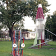 Illustration for article titled The haunting beauty of abandoned playground rockets